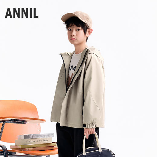 【实体店同款】男童梭织外套秋季新款安奈儿童装AB535147 商品图2