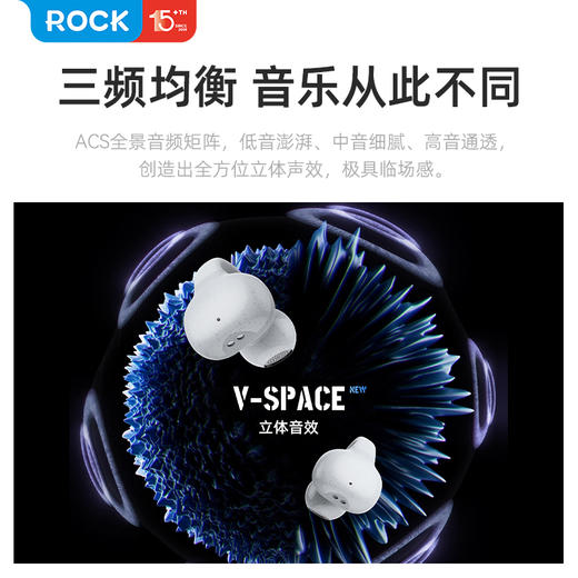 ROCK EB500耳夹无线蓝牙耳机 商品图3
