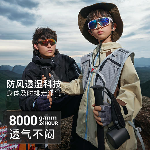 【MQD】童装男童三防外套三合一春秋装款儿童中大童防风风衣 商品图0