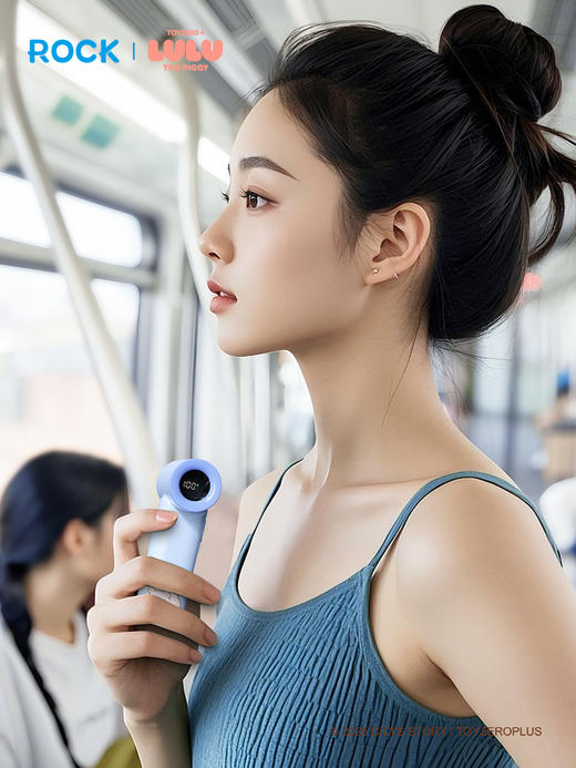 ROCK 罐头猪LULU 迷你手持高速风扇 商品图3
