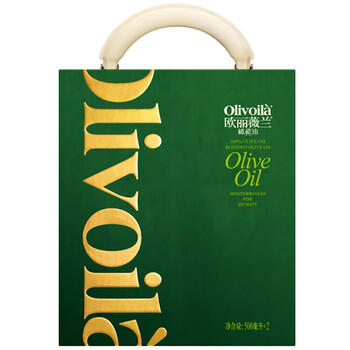 欧丽薇兰（Olivoila）高端进口食用油 纯正橄榄油礼盒 500mlx2 精品包装 /粮油调味 /食用油 /橄榄油 商品图8