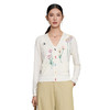 「自」全新升级【铂金会员330/天猫449/差价119】(12406)洛诗琳重工手绣彩绘V领针织开衫2025早秋优雅气质薄款外套女 商品缩略图4