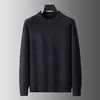 【DWP】【100%绵羊毛】大依优型大码男装秋冬新款加肥加大码圆领羊毛衫高品质男胖子毛衣打底衫弹力保暖 商品缩略图6