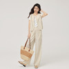 【08/12新品】熙世界大方得体穿搭套装女2025夏装新款天丝亚麻马甲休闲裤两件套 商品缩略图2
