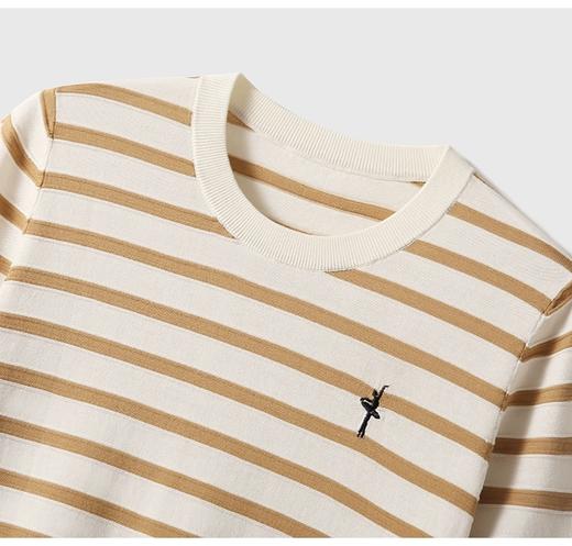 新款天丝莱赛尔桑蚕丝条纹芭蕾女孩刺绣衫 商品图11