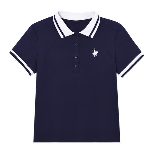 雀说polo领短袖t恤爆款翻领半袖时尚正肩上衣体恤AL20069 商品图4