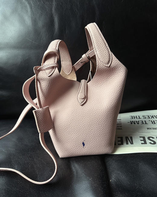 单品包邮现货 THS-限时 RL马球家  Polo play系列皮革小号托特包 水桶包 3色 CQ1409 商品图10