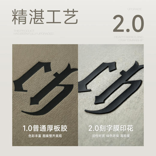 【商场同款】CHINISM赤尘 重磅紫色连帽卫衣男美式复古春季帽衫 商品图3