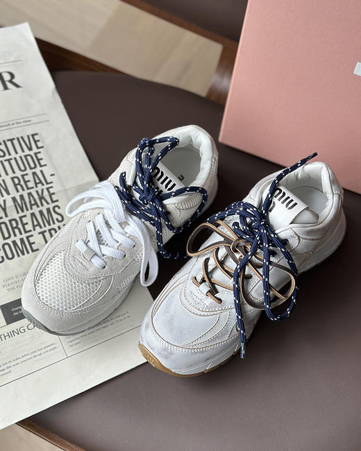 现货 THS-限时 缪家 美到心坎 网布运动鞋 做旧小脏鞋 2色 BZ1258 商品图3