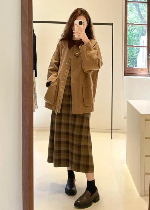 【高品质私服】【IC棉麻帆布夹克外套】色彩质朴柔和 还原复古猎装风格 挺括有型G1056-CC【无标出货 介意慎拍】 商品图0