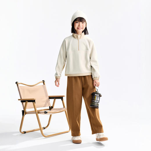 女童半开领长袖上衣秋季新款安奈儿童装EG531560 商品图3