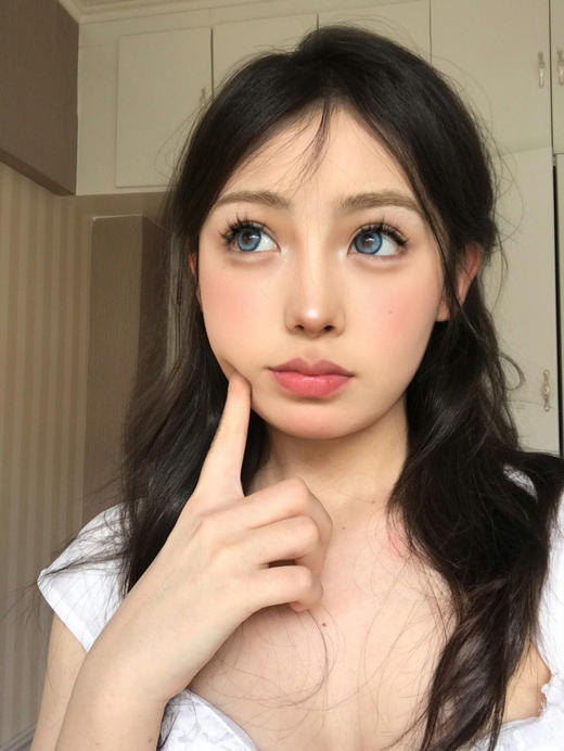 lillily  日抛 【婴儿蓝】14.4mm 商品图2