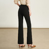 「自」全新升级【铂金会员174/天猫229/差价55】(45608)洛诗琳窄版直筒九分裤2025秋季新款高腰显瘦微喇叭休闲长裤 商品缩略图2