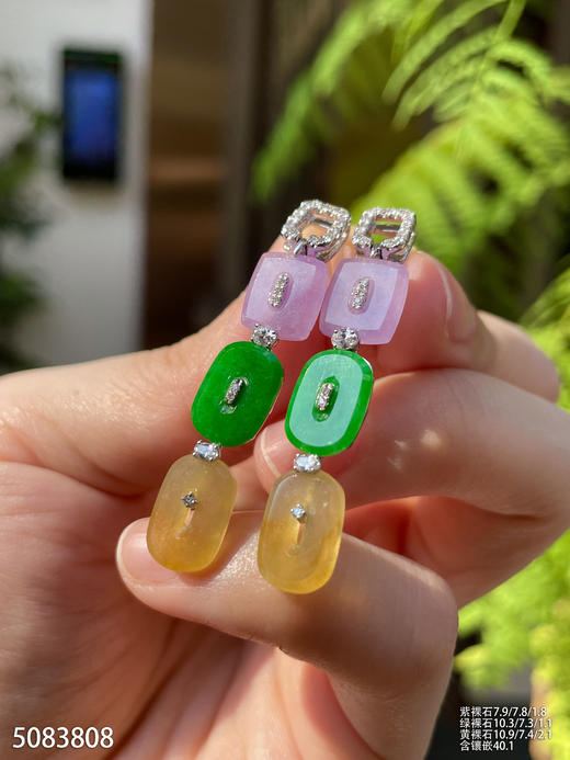 5083808，平安扣耳坠。具体价格微信咨询 商品图0