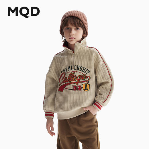 【MQD】童装男童卫衣春秋装款美式翻领polo衫宝宝上衣儿童外套 商品图0