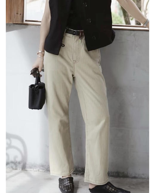 现货 THS-无 M6家 荔枝纹小牛皮细款腰带 CR234 商品图3