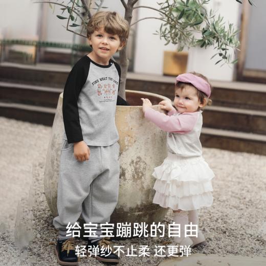 【宝宝服饰】嫚熙童装儿童长袖T恤秋款婴儿纯棉男女宝上衣 商品图4