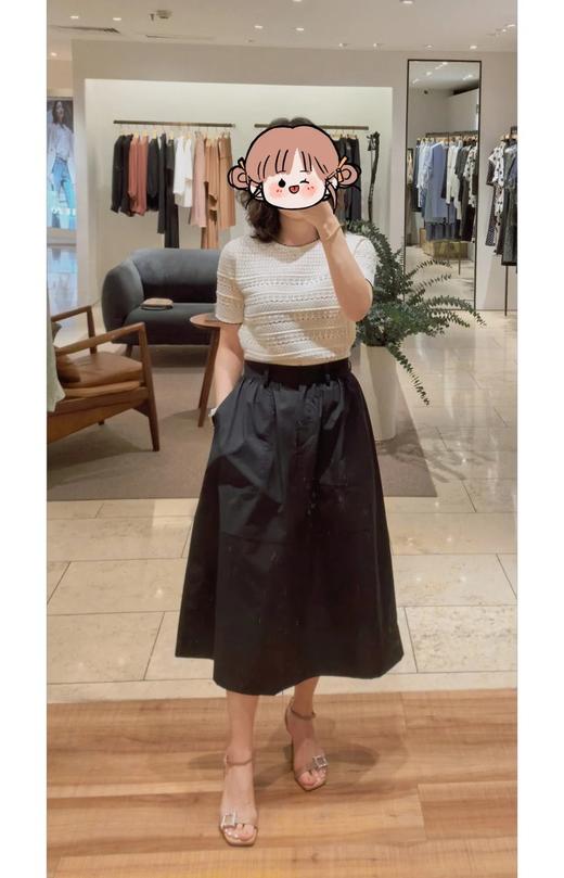 【高品质私服】【IC棉涤府绸半身裙】舒适亲肤 细腻紧密 蓬松柔软 为穿搭增添一份休闲随性G1503-CC【无标出货 介意慎拍】 商品图5