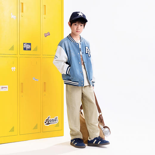 【实体店同款】男童短款棉衣冬季新款安奈儿童装AB545027 商品图3