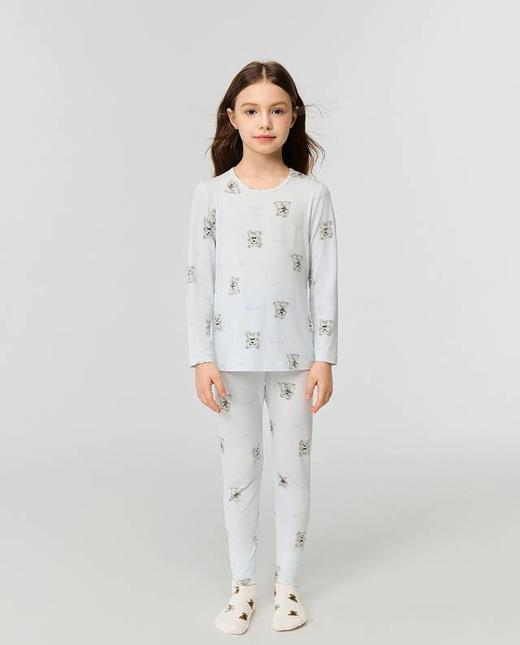 【春上新】8楼爱慕儿童Aimer Kids女孩奶皮爱心雪纳瑞圆领长袖上衣AK172J771，吊牌价299元 商品图2