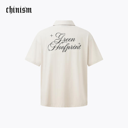 【商场同款】CHINISM赤尘 仿珍珠绣花凉感polo衫男2025夏季上衣 商品图1