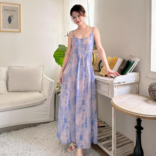 壁虎瑜伽【2508QZ396】新中式禅意套装裙【5天发货】 商品图4