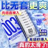 名流避孕套 玻尿酸超薄安全套套 30只装光面螺纹超薄裸入情趣动感大颗粒成人用品刺激贴合易戴水润滑亲肤 名流003爽薄3盒 商品缩略图0