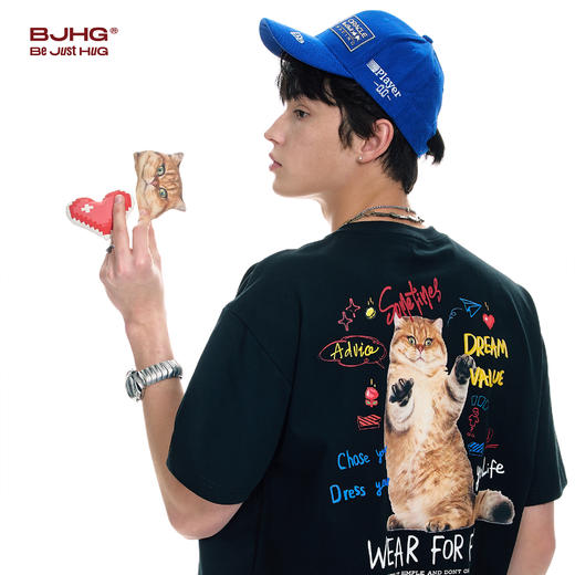 BJHG不计后果 爱心贴贴t恤配饰设计感潮牌衣服装饰品装饰 商品图2