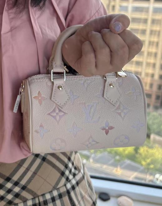 驴家 Nano Speedy 手袋 M25591 白色/渐变手拿斜挎包（LZ*MM） 商品图6