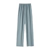 丁摩新款真丝裤休闲裤女长裤桑蚕丝直筒裤大码宽松垂感裤子AL1000401 商品缩略图4