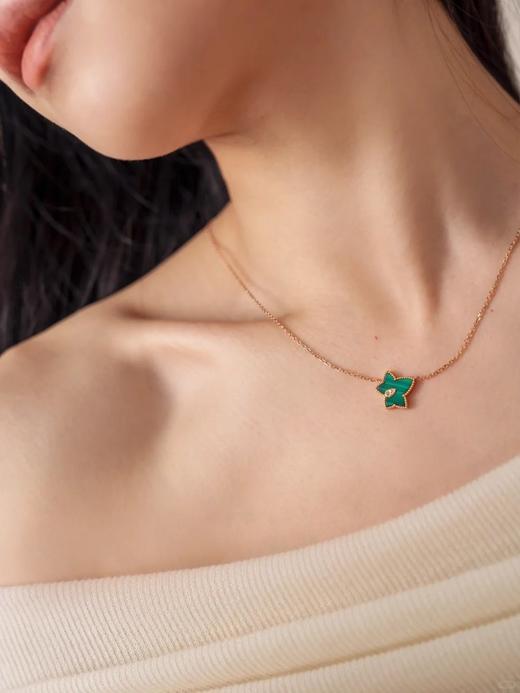 【LA罗拉玫瑰常青藤孔雀石项链】活出自然、舒展、优雅的姿态，以优雅姿态焕发明媚生命力G1483-CC【无标出货 介意慎拍】 商品图0