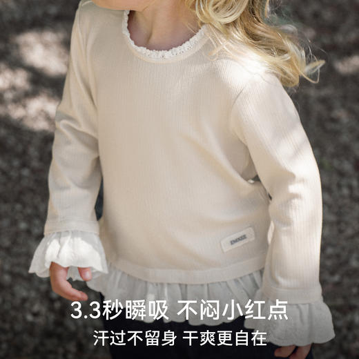 【宝宝服饰】嫚熙童装儿童长袖T恤羊毛女宝秋款女童上衣 商品图2
