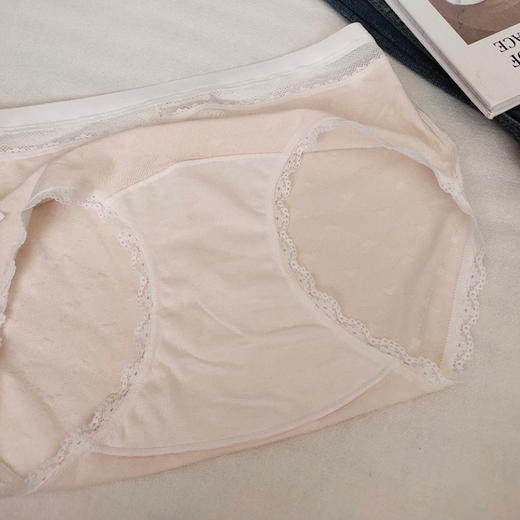 少女风蕾丝花边抑菌内裤女中高腰纪念日百货门店同款164243148 商品图4
