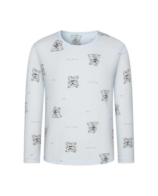 【春上新】8楼爱慕儿童Aimer Kids女孩奶皮爱心雪纳瑞圆领长袖上衣AK172J771，吊牌价299元 商品图4