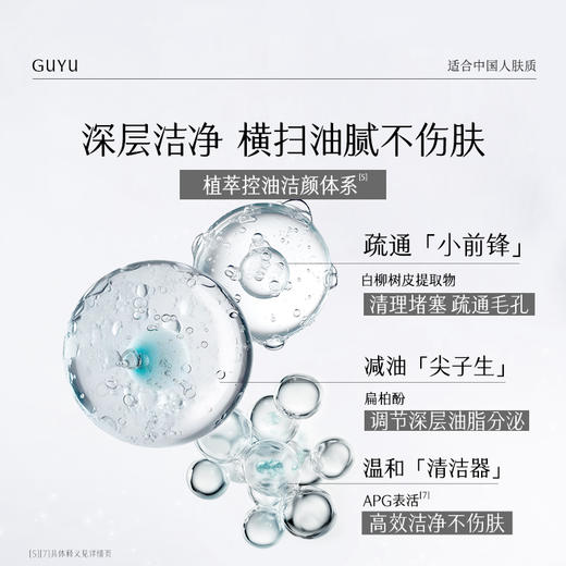 【会员随心选】谷雨「男士控油洁面」男士凌云控油净透洁面乳120g#专区部分退款不发货# 商品图4