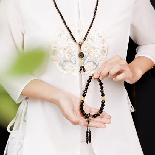 【下单即赠12mm黄水晶手串】珠宝级墨西哥猫眼金曜石首饰 ，稀世珍品，墨韵金辉，金光璀璨，灵动永恒 商品图3