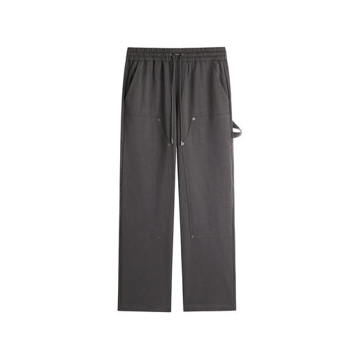 HIM漢崇 可调抽绳松紧腰舒适透气宽松百搭工装休闲裤男 2026春季 商品图4