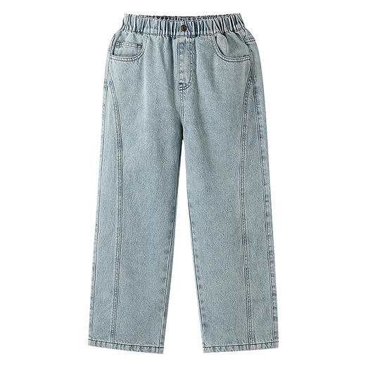 女童全腰牛仔单裤秋季新款安奈儿童装EG536528 商品图6