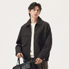 gxg.jeans男装 黑色肌理感分割设计简约翻领宽松夹克外套25秋热卖 商品缩略图2