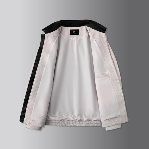 【DDT】大依优型大码男装外套夹克加肥加大300斤时尚翻领宽松阔版夹克男秋季外套胖子休闲 商品图4