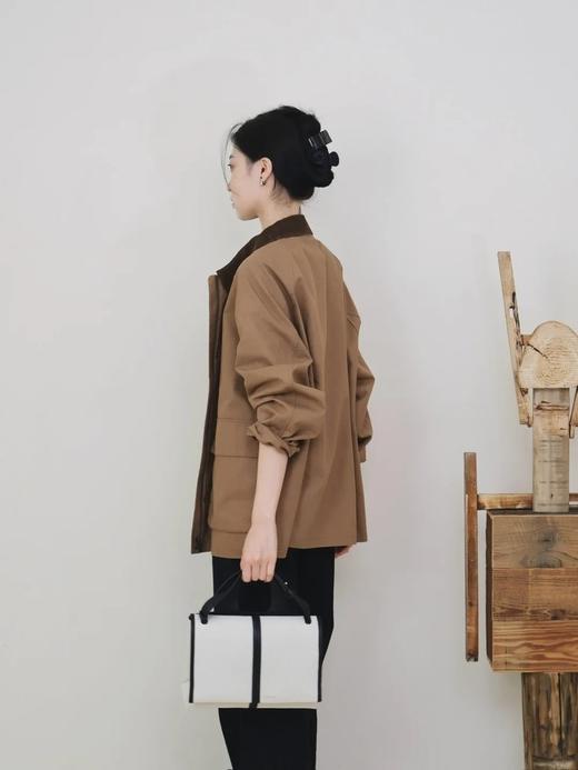 【高品质私服】【IC棉麻帆布夹克外套】色彩质朴柔和 还原复古猎装风格 挺括有型G1056-CC【无标出货 介意慎拍】 商品图5