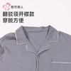 都市丽人睡衣软绵绵压花睡衣男士家居服长袖长裤梭织棉套装FHH1D3 商品缩略图5