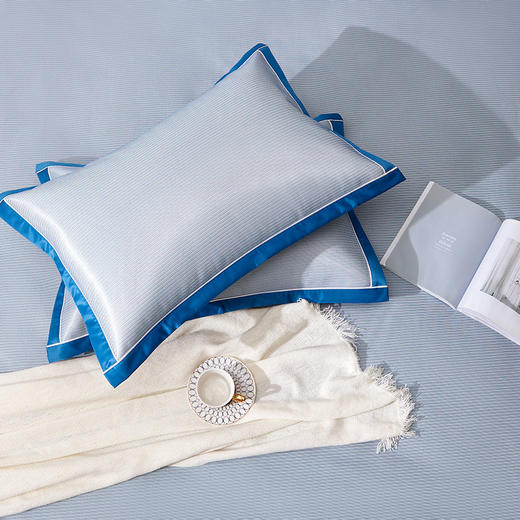 罗莱T 星河·碳光双层提花冰丝席三件套 商品图2