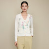 「自」全新升级【铂金会员330/天猫449/差价119】(12406)洛诗琳重工手绣彩绘V领针织开衫2025早秋优雅气质薄款外套女 商品缩略图3