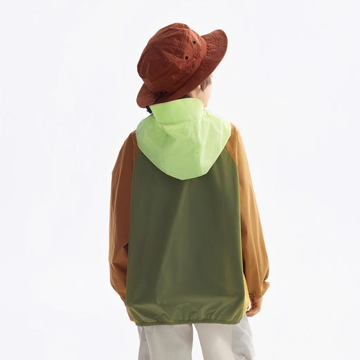 【MQD】童装男童外套2025春季新款儿童撞色轻量透气骑行服运动风 商品图2