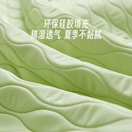 LOVO乐蜗XS  酷爽-丝享云柔A类可水洗硅胶凉席三件套（床笠）180*200*30 商品图4