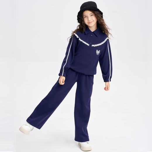 笛莎Deesha 2025秋季新款女童套装 商品图1