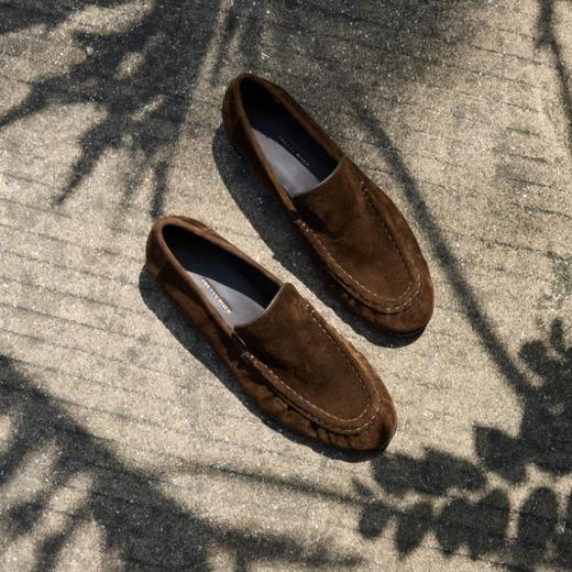 PRETTY RIVER反绒小牛皮乐福鞋 商品图0