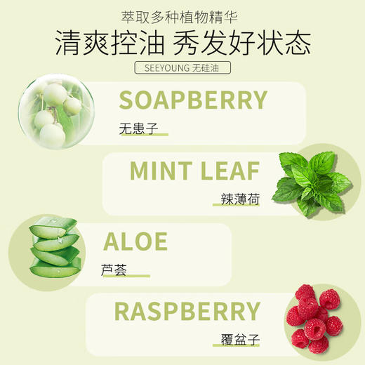 滋源无患子控油清爽洗头水 商品图3