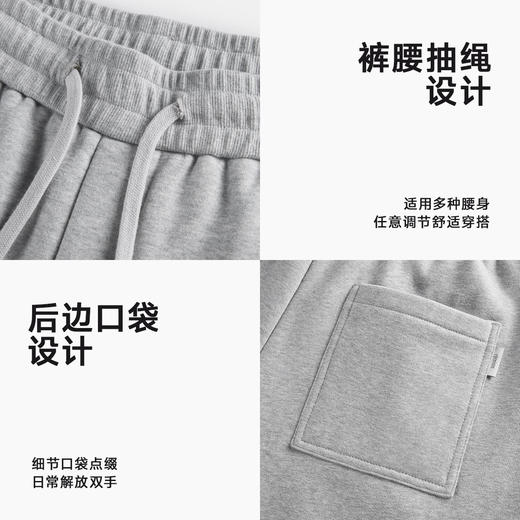 CHINISM赤尘 直筒加绒卫裤男冬季新款宽松休闲裤子男士加厚弯刀裤 商品图4